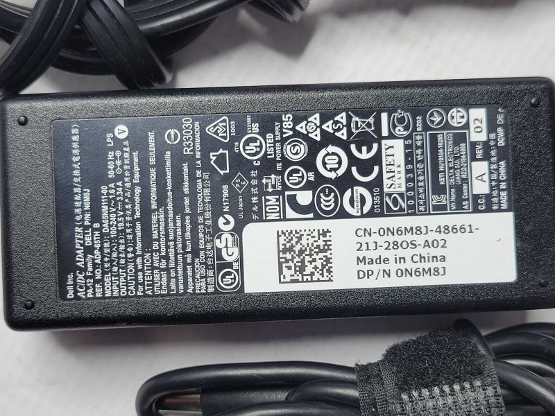 Dell 19V 3.34 Laptop Adapter with power cord _