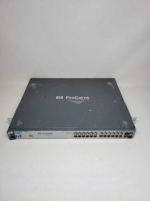 HP ProCurve 2910al-24G 24 Port Network Switch J9145A w/ rack mount ears _\t Q