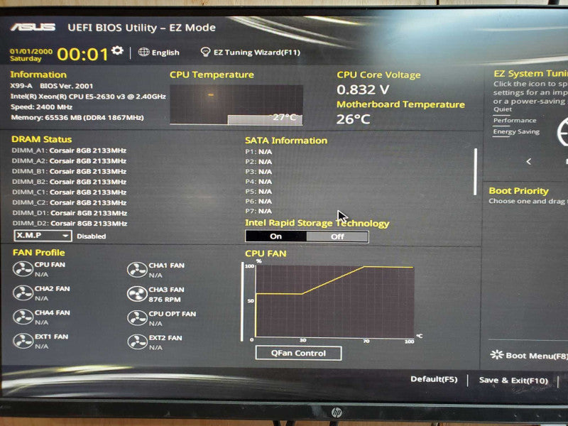 Custom PC - Xeon E5-2630 v3 @ 2.40 GHZ, 65GB DDR4 GTX 960 4GB 750W PSU *READ*