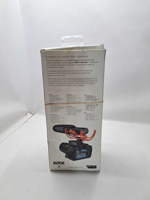 Rode VideoMic Camera Mountable -  3.5mm Professional Video Microphone )