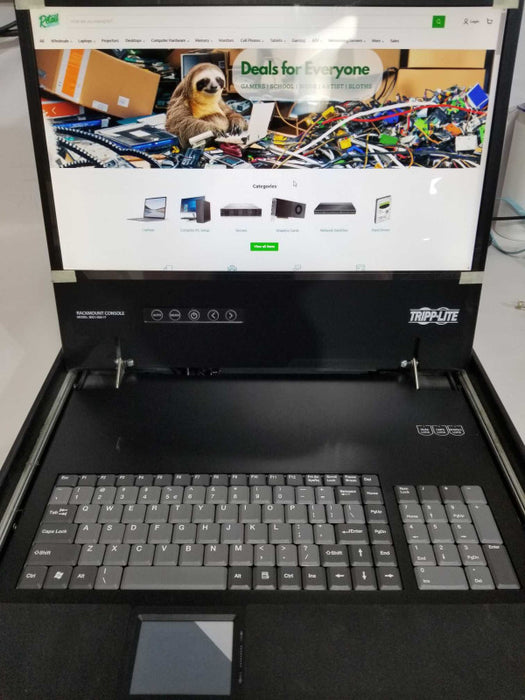 tripplite B021-000-17 1U Rack-Mount Console with 17 in  #