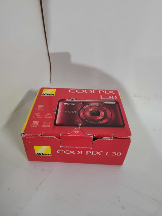 Nikon COOLPIX L30 20.1MP 5x Wide Zoom Digital Camera !