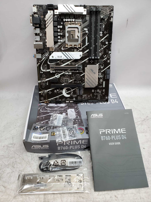 ASUS Prime B760-PLUS D4, Intel B760 LGA 1700 ATX motherboard *READ*