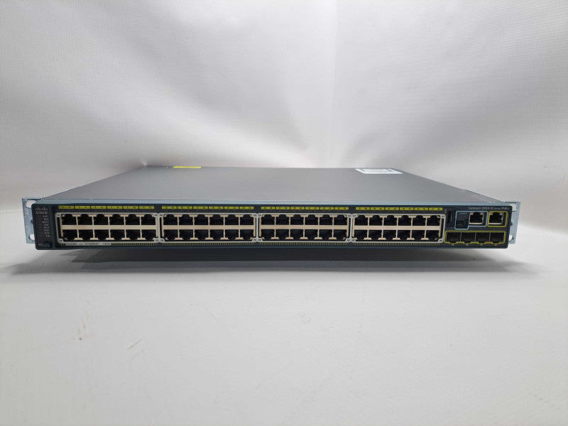 Cisco WS-C2960S-48FPS-L 48 Port PoE+ Gigabit w/ C2960S-Stack Module Q)