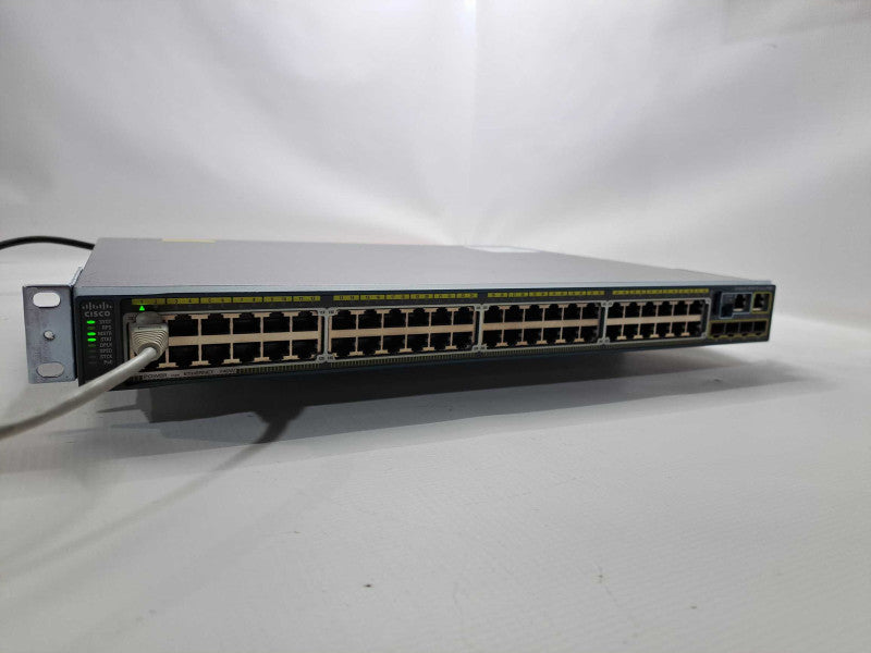 Cisco WS-C2960S-48FPS-L 48 Port PoE+ Gigabit w/ C2960S-Stack Module Q)