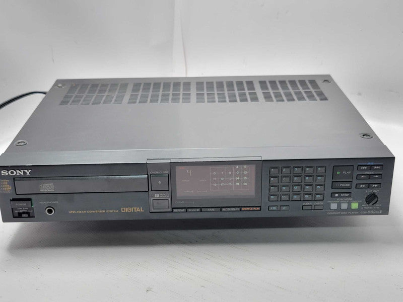 Sony CDP-502ESII Compact Disk Player, Read _