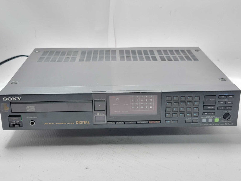 Sony CDP-502ESII Compact Disk Player, Read _