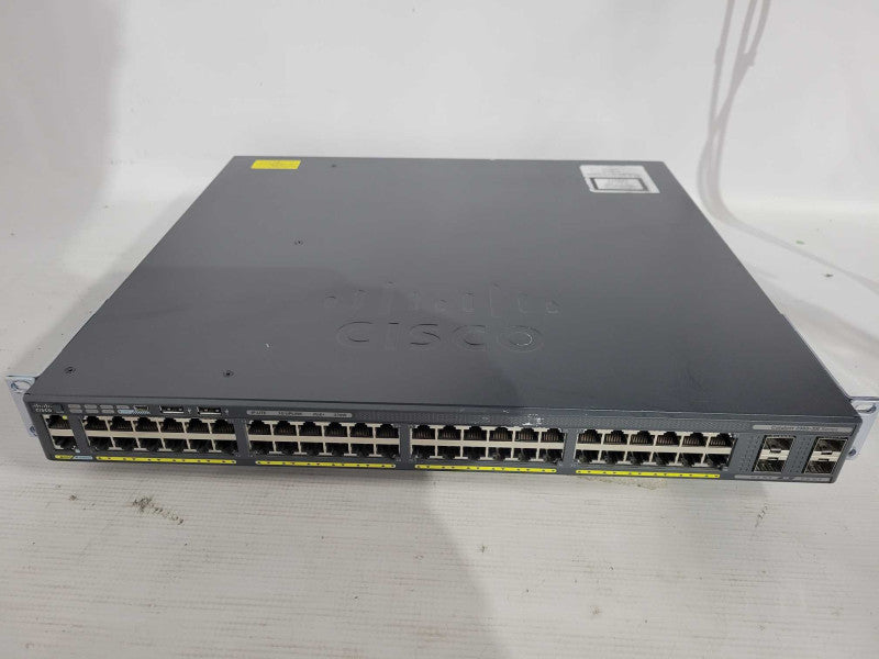 Cisco Catalyst 2960-XR WS-C2960XR-48TD-I 48-Port Ethernet Switch Dual 250W PS !