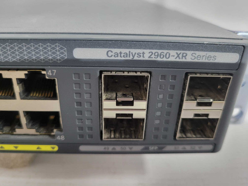 Cisco Catalyst 2960-XR WS-C2960XR-48TD-I 48-Port Ethernet Switch Dual 250W PS !