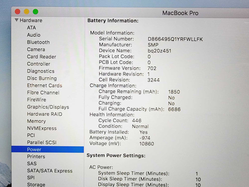 Apple Macbook Pro 2015 15\\" Core i7-4770HQ @ 2.2GHz 16GB DDR3 120GB SSD [Read] (