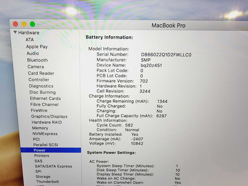 Apple MacBook Pro 2015 15\\" Core i7-4870HQ @ 2.5GHz 16GB DDR3 500GB SSD R9 M370x 2GB (