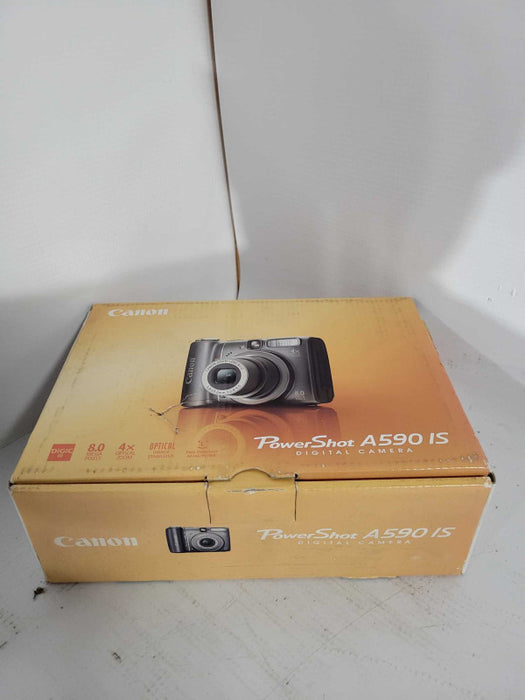 Canon PowerShot A590 IS 8.0MP Digital Camera - Tested and working !