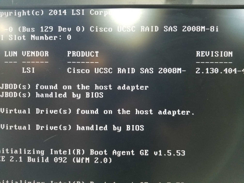 Cisco Nexus C2220M3 2x Xeon E5-2650 @ 2.00ghz / 64gb ram / SAS 2008M Raid Ctrl #