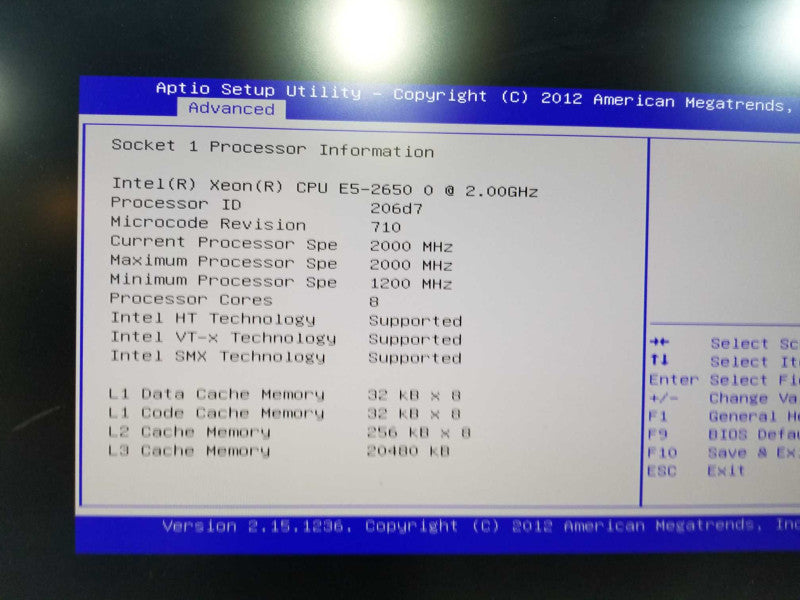 Cisco Nexus C2220M3 2x Xeon E5-2650 @ 2.00ghz / 64gb ram / SAS 2008M Raid Ctrl #