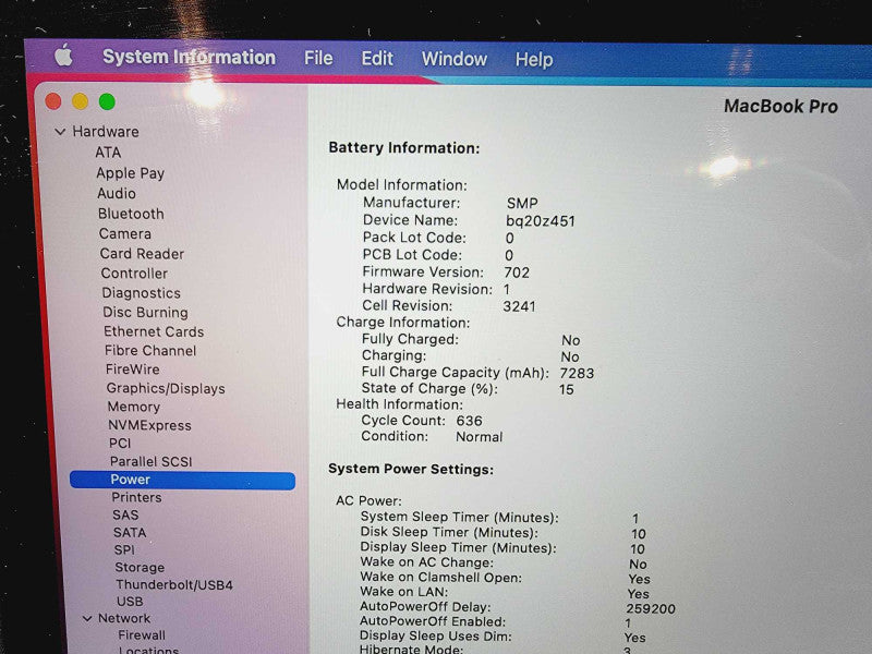 Apple Macbook Pro 2015 15\\" Core i7-4770HQ @ 2.2GHz 16GB DDR3 250GB SSD (