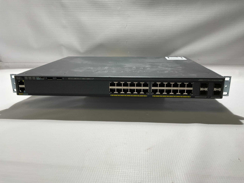 Cisco WS-C2960X-24PS-L 24 port gigabit PoE Network Switch  -