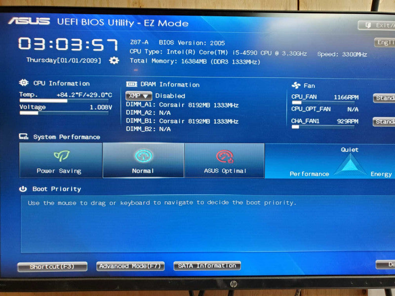 Custom PC - Intel i5-4590 @ 3.30 GHZ 16GB DDR3 GTX 960 2G GAMING, 650W PSU