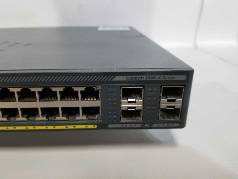 Cisco 2960x series network switch WS-C2960X-24PS-L - fact resett #