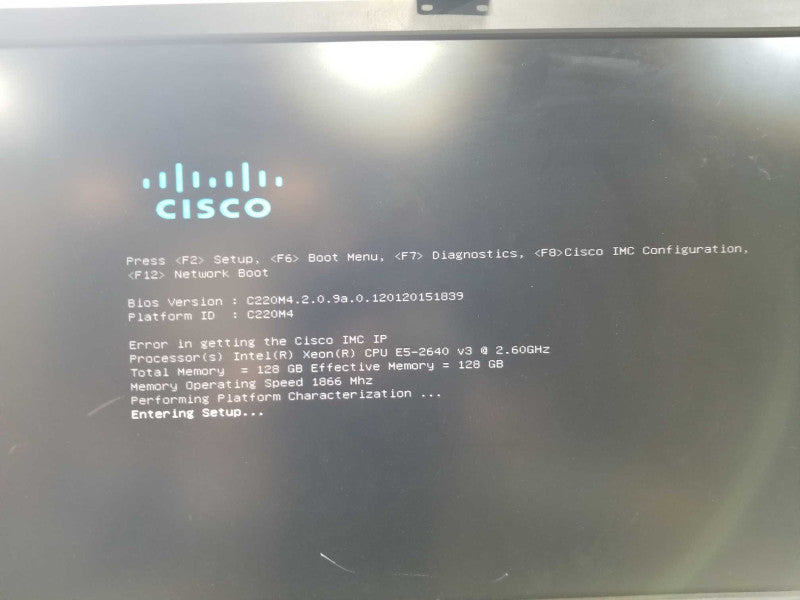 Cisco C220M4 2x Xeon E5-2640 V3 @ 2.60ghz / 128gb ram / cisco 12gb sas module #