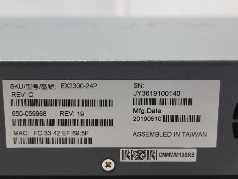 Juniper EX2300-24P EX2300 Series 24-Port Managed Switch, tread _
