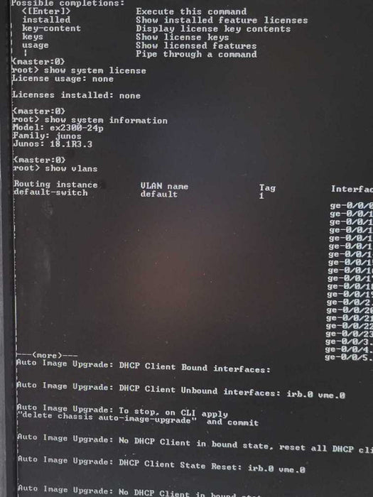 Juniper EX2300-24P EX2300 Series 24-Port Managed Switch Q!