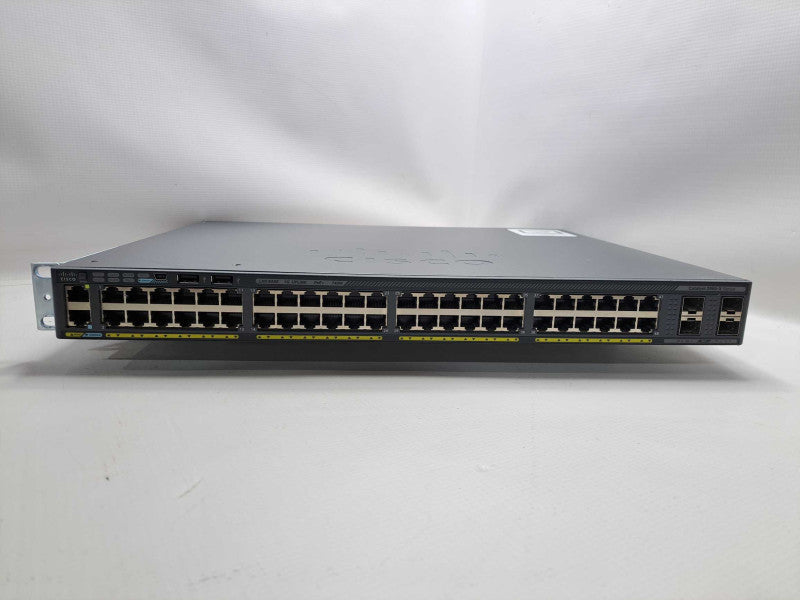 Cisco WS-C2960X-48FPS-L 48-Port Gigabit PoE+ Network Switch *READ* )