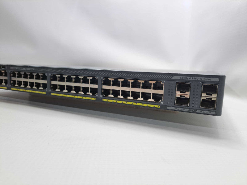 Cisco WS-C2960X-48FPS-L 48-Port Gigabit PoE+ Network Switch *READ* )