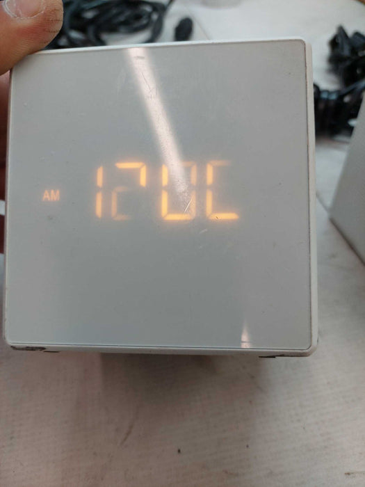 Sony Alarm Clock Cube ICF-C1 Desktop AM FM Radio White  Q