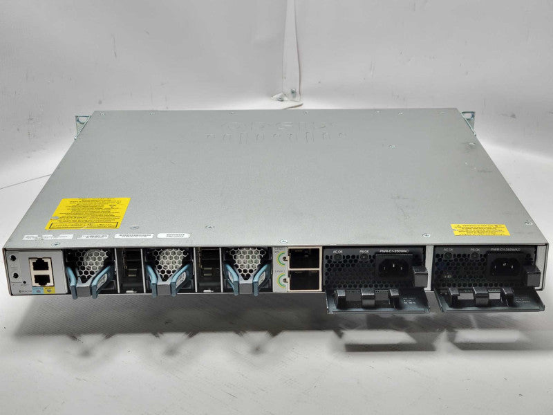 Cisco WS-C3850-12XS-E Switch 3850 12 Port GE SFP+ 2 with 2x PSU, Read _