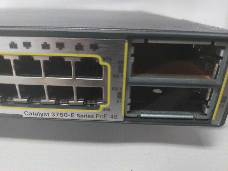 Cisco Catalyst 3750-E Series PoE - 48 Port Gigabit Ethernet Switch Q!