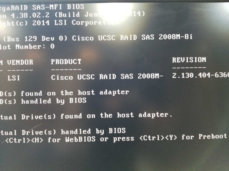 Cisco C220 M3 V2 2x Xeon E5-2650 V2 @ 2.60ghz / 128gb ram / READ #