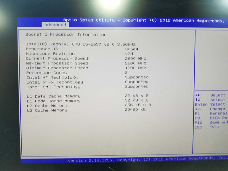 Cisco C220 M3 V2 2x Xeon E5-2650 V2 @ 2.60ghz / 128gb ram / READ #