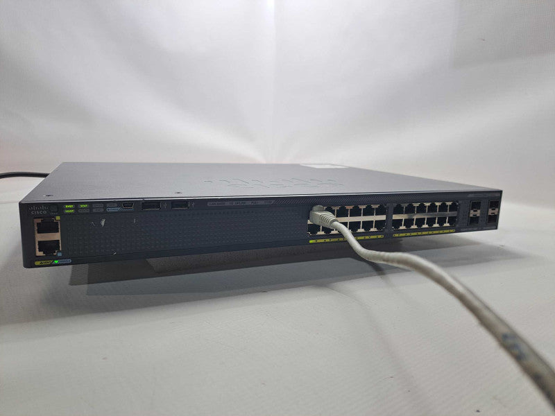 Cisco 2960X Series Network Switch WS-C2960X-24PS-L - Factory Reset  )