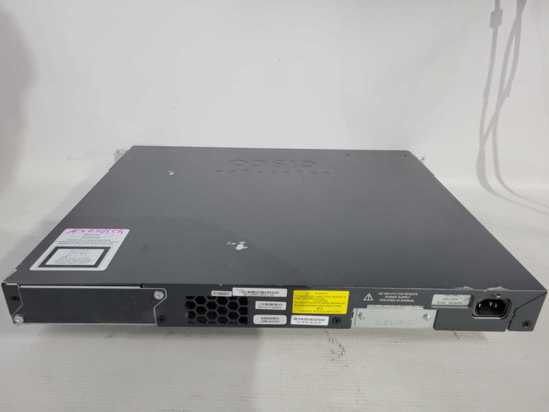 Cisco 2960-X series network switch WS-C2960X-24PS-L - fact reset !