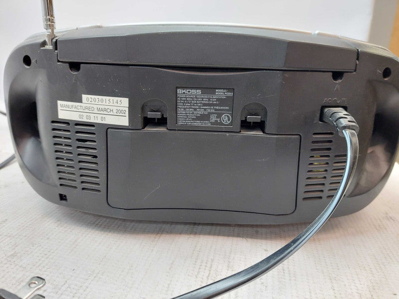 Koss CD Player with AM/FM Radio