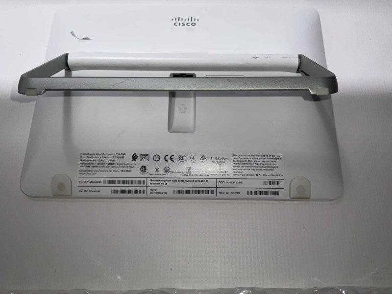Cisco TTC5-09 TelePresence Touch 10 Controller Q-