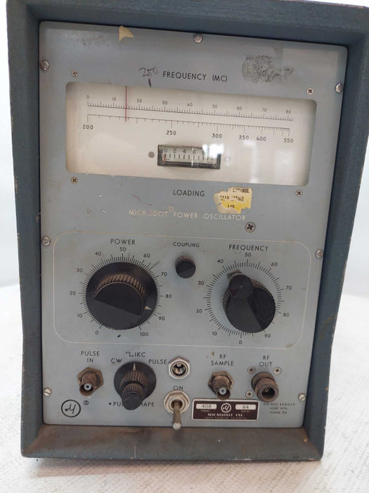 Microdot Power Oscillator Model:408