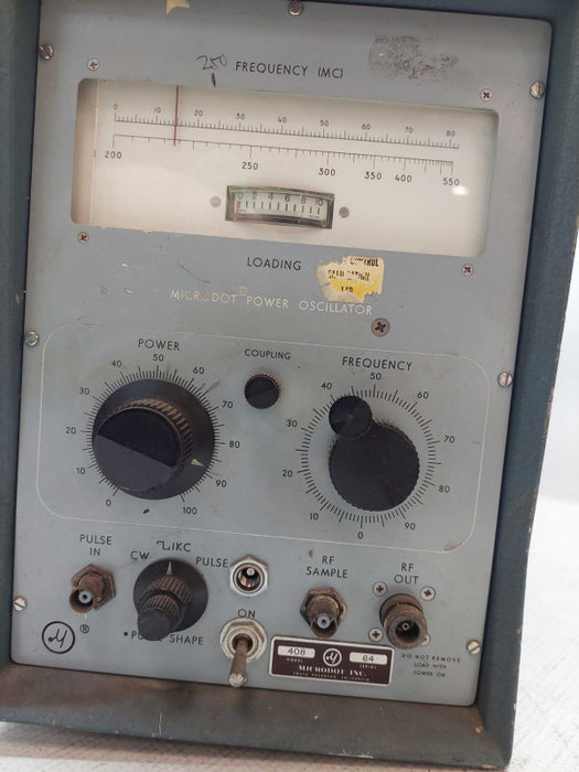 Microdot Power Oscillator Model:408