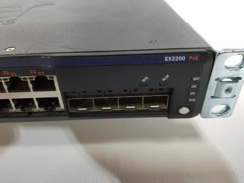 Juniper Networks EX2200-24P-4G 24 Port Gigabit PoE Switch Q#