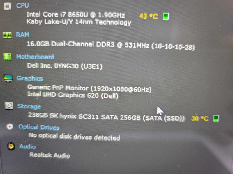 Dell Latitude 7390 2-in-1 i7-8650U @ 1.90GHz, 16GB DDR4, 256GB SSD Î²
