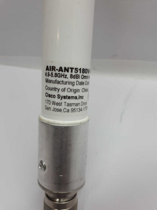 Cisco AIR-ANT5180V-N 4.9GHz-5.8GHz, 8dBi Omni With N connector Antenna Q&