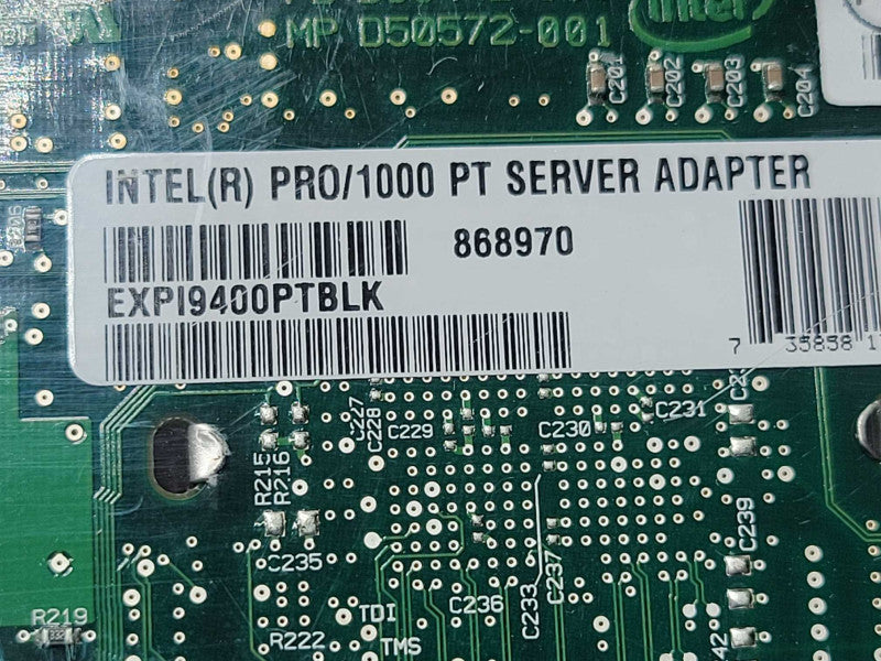 Intel Pro/1000 Single port Gigabit Server Adapter _