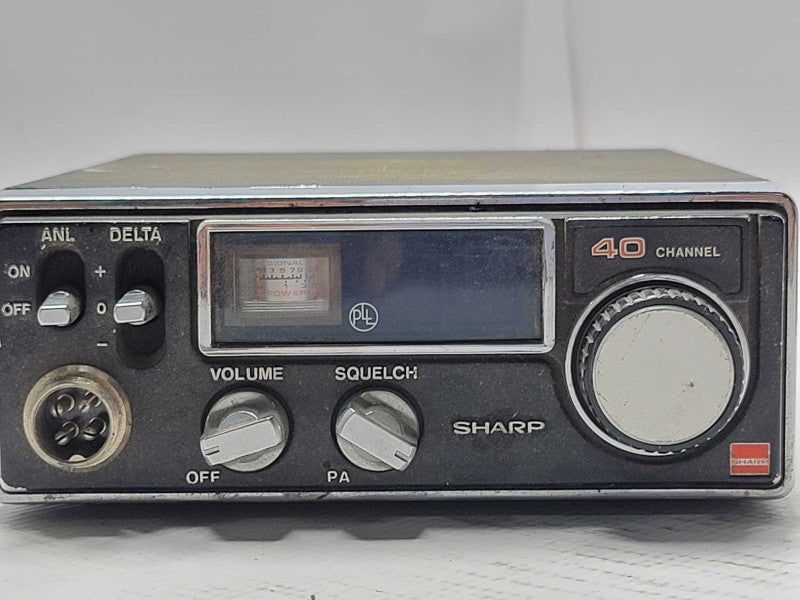 Vintage Sharp CB-2460 40 Channel Mobile CB Radio Transceiver, Read _