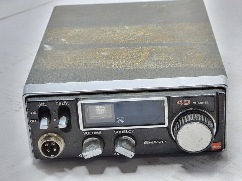 Vintage Sharp CB-2460 40 Channel Mobile CB Radio Transceiver, Read _