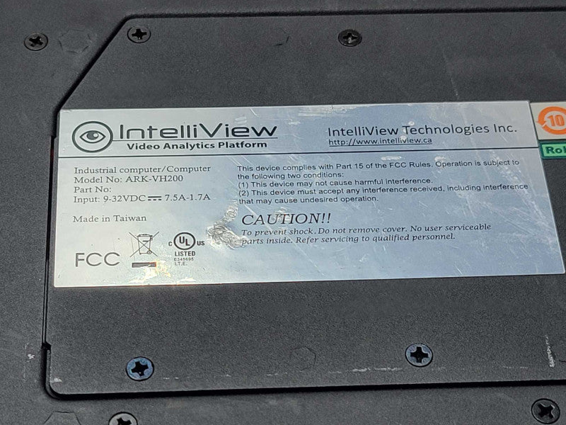 IntelliView Video Analytics platform ARK-VH200, Read _