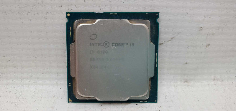 Intel i3-8100 CPU 4C/4T 3.6Ghz Base Q@