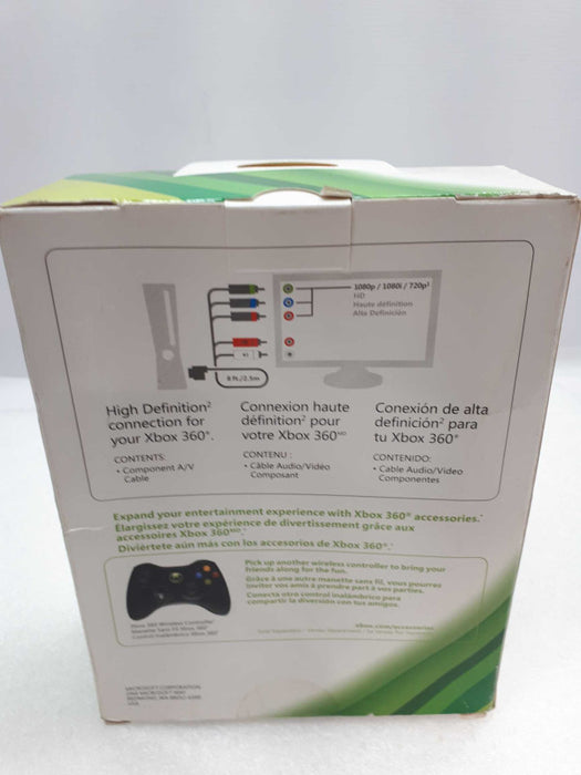 New Microsoft Xbox 360 HD AV Component Cable  &