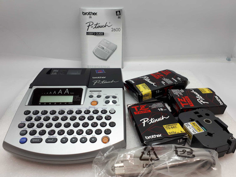Brother P-Touch Electric / Wireless Labeler Label Maker PT-2600/2610  &