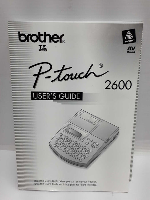 Brother P-Touch Electric / Wireless Labeler Label Maker PT-2600/2610  &