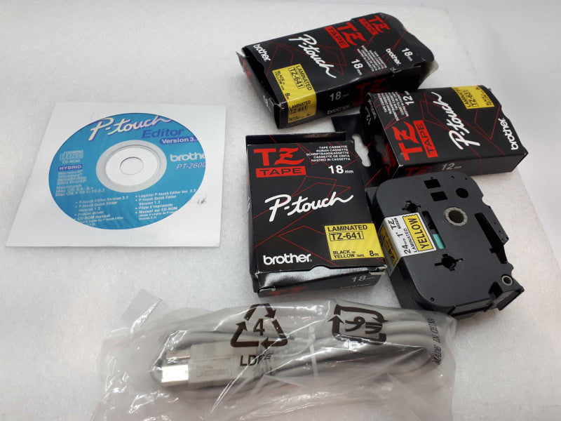 Brother P-Touch Electric / Wireless Labeler Label Maker PT-2600/2610  &